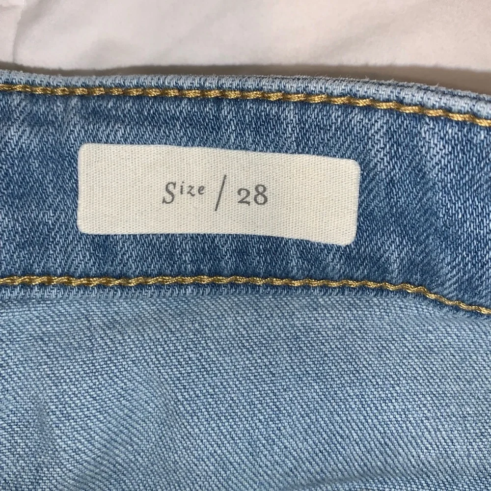 Anthropologie Pilcro Letterpress high waist wide leg jeans women’s size 28 - Picture 6 of 15